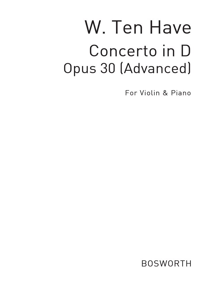 Violin Concerto in D Op.30